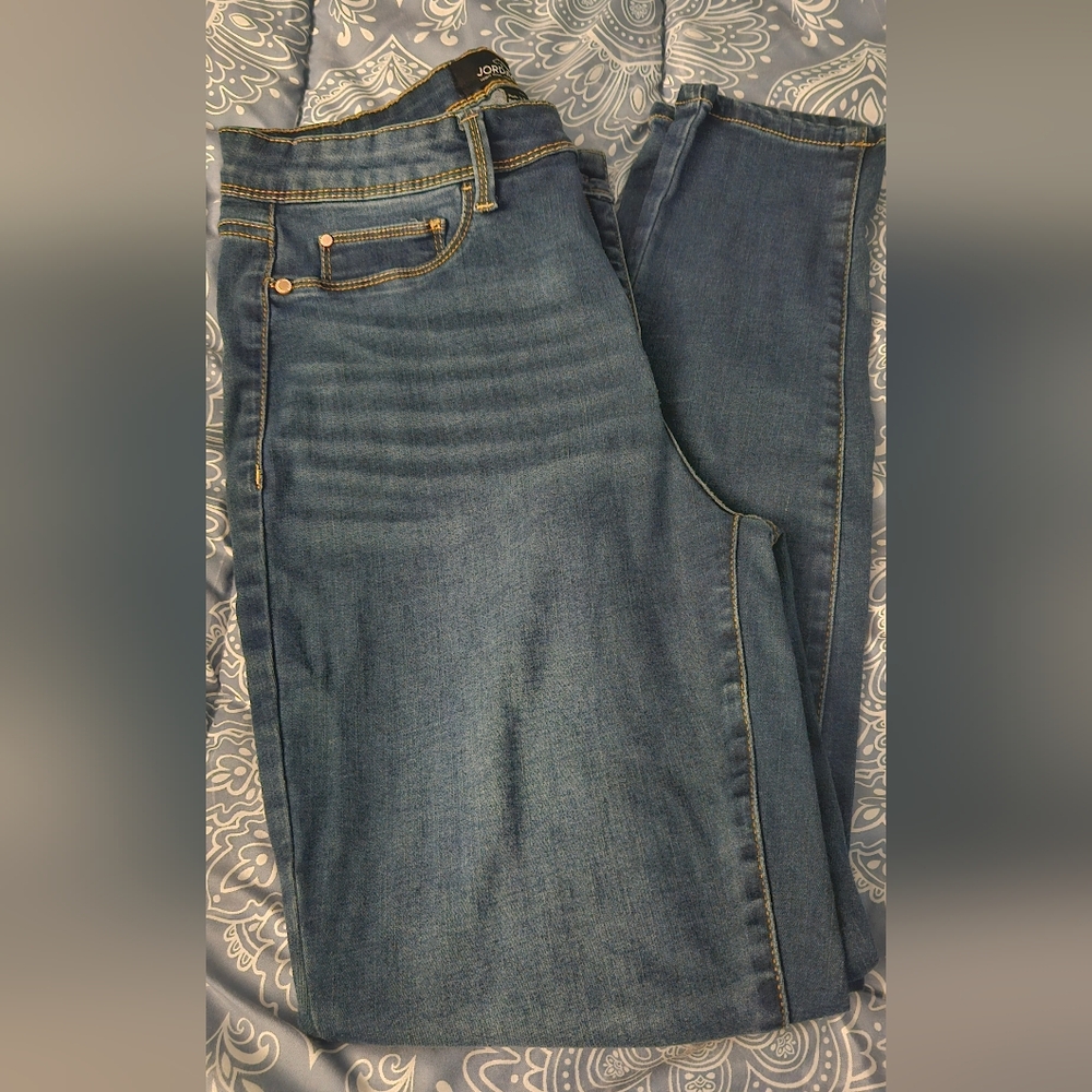 Jordache Dark Blue High Rise Super Skinny Jeans